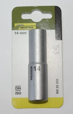 PROXXON 23359 Tiefbett Steckschlüsseleinsatz / Nuss 14mm Antrieb 12,5mm (1/2')