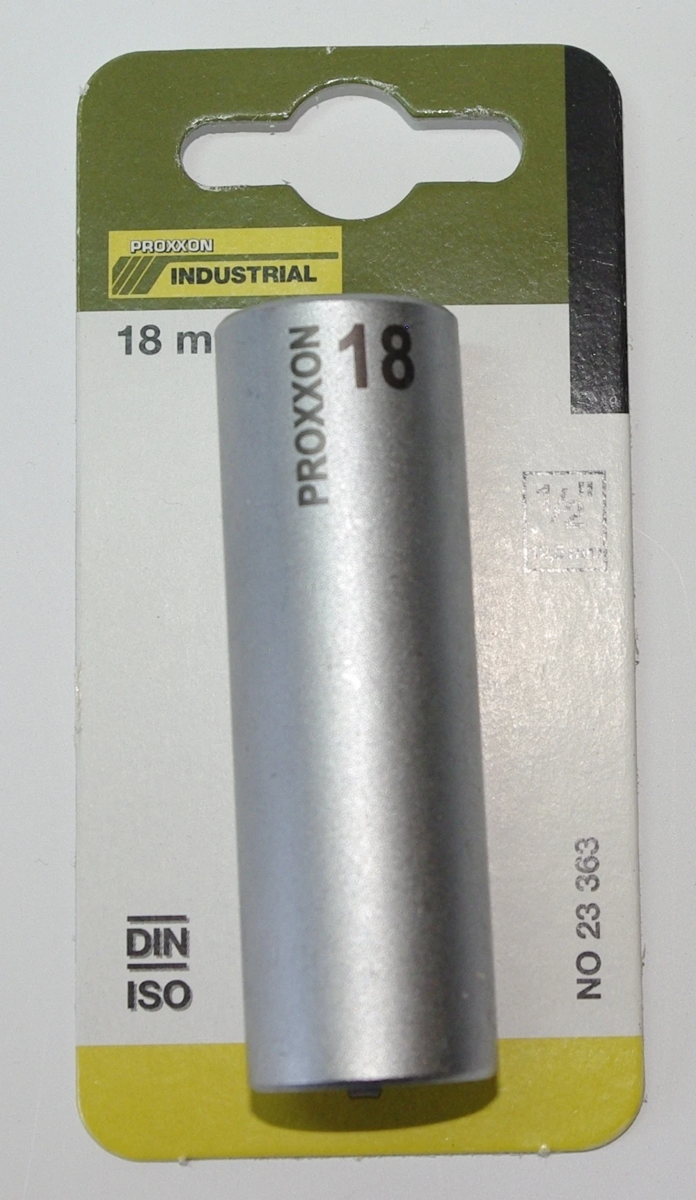 PROXXON 23363 Tiefbett Steckschlüsseleinsatz / Nuss 18mm Antrieb 12,5mm (1/2') 3 PROXXON 23363 Tiefbett Steckschlüsseleinsatz / Nuss 18mm Antrieb 12,5mm (1/2')