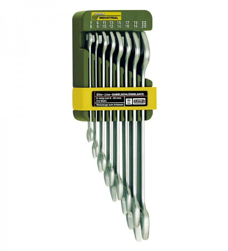 PROXXON 23800 Satz Doppelmaulschlüssel 6-22mm 8 Teiliger Satz Mit Wandhalter 3 PROXXON 23800 Satz Doppelmaulschlüssel 6-22mm 8 Teiliger Satz Mit Wandhalter