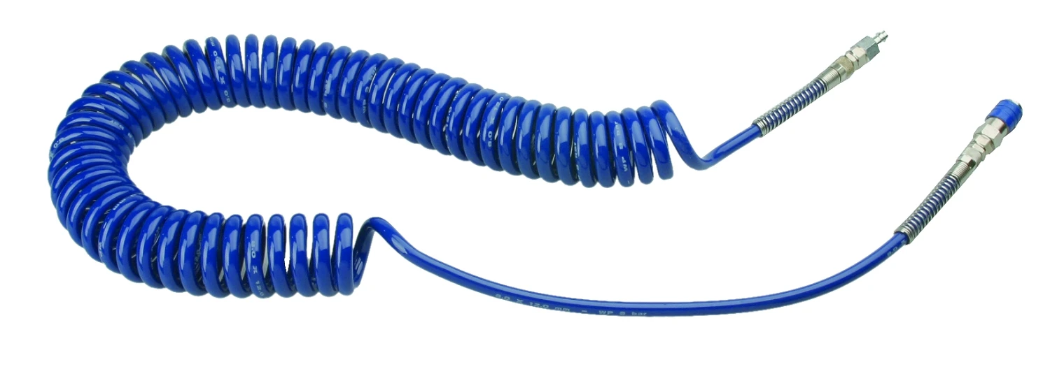 RODCRAFT Polyurethan PUR Spiralschlauch 6 Meter EURO Kupplung - Modell 8951011843 3 RODCRAFT Polyurethan PUR Spiralschlauch 6 Meter EURO Kupplung - Modell 8951011843