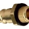 RODCRAFT Stecknippel Mit Gewinde 21mm (1/2") Aussengewinde (Messing) Auf EURO Schnellkupplung