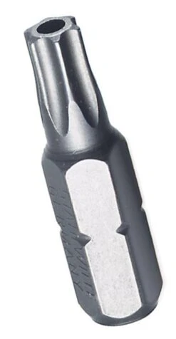 STAHLWILLE 1441 TORX BIT Schraubendrehereinsatz T15 Mit Bohrung C6,3 (1/4") - 08160015