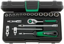 STAHLWILLE 40/13/6QR Steckschlüssel Garnitur Mit QuickRelease Antrieb 6,3mm (1/4") - 96011180