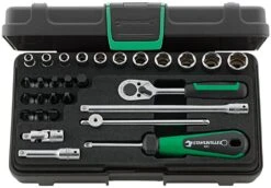 STAHLWILLE 40/23/6N Steckschlüssel Garnitur Antrieb 6,3mm (1/4") 29 Teilig - 96011136