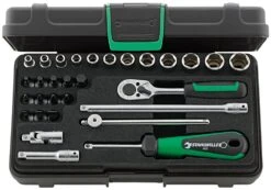 STAHLWILLE 40/24/6 Steckschlüssel Garnitur Antrieb 6,3mm (1/4") 30 Teilig - 96011138