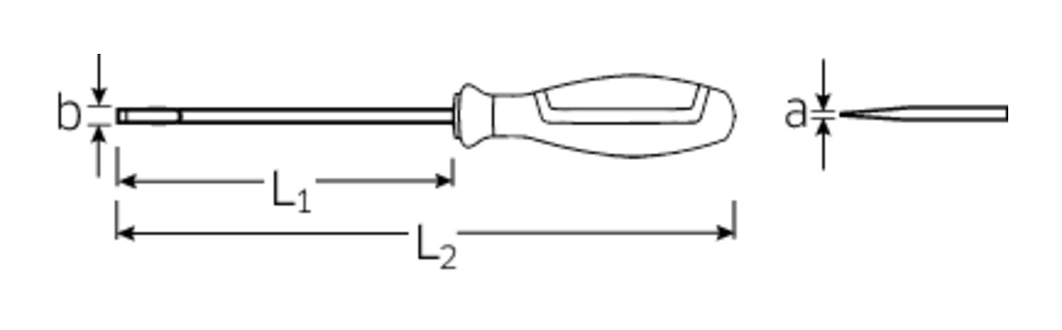 STAHLWILLE 4628 Elektriker Schlitzschraubendreher Gr.6 DRALL+ - 46283155 4 STAHLWILLE 4628 Elektriker Schlitzschraubendreher Gr.6 DRALL+ - 46283155 – Bild 2
