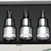 STAHLWILLE 54TX/9 Satz TORX Bit Schraubendrehereinsätze Antrieb 12,5mm (1/2") - 96031004