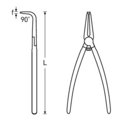 STAHLWILLE 6546 Sicherungsringzange A31 Für Außenringe Gewinkelt - 65464131 -Werkstattwerkzeuge Geschäft stahlwille 6546 sicherungszange abgewinkelt verchromt neu 000 2