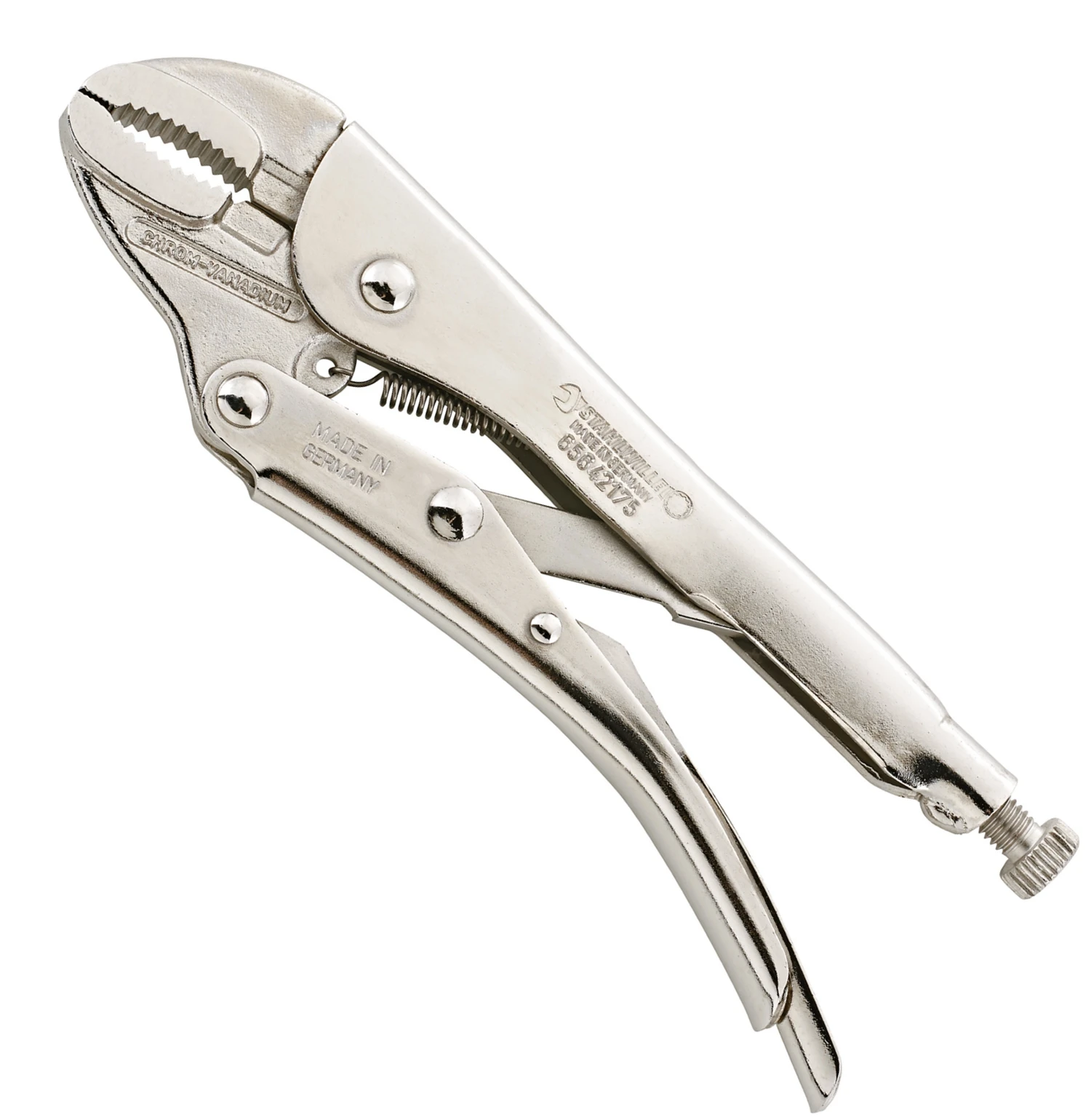 STAHLWILLE 6564 Gripzange Glanzvernickelt Länge 250mm - 65642250 3 STAHLWILLE 6564 Gripzange Glanzvernickelt Länge 250mm - 65642250