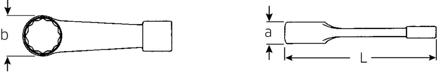 STAHLWILLE 50mm Schlag Ringschlüssel 8 - 42010050 5 STAHLWILLE 50mm Schlag Ringschlüssel 8 - 42010050 – Bild 3