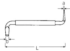STAHLWILLE 10546/2 Winkelschraubendreher Schlitz 0,8 X 4,0mm - 73273002 7 STAHLWILLE 10546/2 Winkelschraubendreher Schlitz 0,8 X 4,0mm - 73273002 -Werkstattwerkzeuge Geschäft stahlwille serie 10546 winkelschraubendreher 0