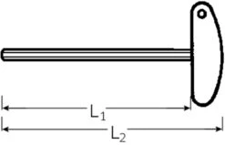 STAHLWILLE 10768 T-Griff Schraubendreher INHEX 10mm - 43250100 -Werkstattwerkzeuge Geschäft sw 10768 schraubendreher quergriff 00 3