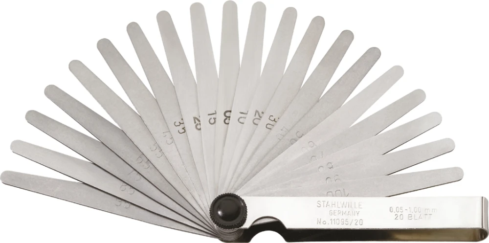 STAHLWILLE 11095/20 Fühlerlehre 20 Blatt 0,05-1,00mm Metrisch 74240002 3 STAHLWILLE 11095/20 Fühlerlehre 20 Blatt 0,05-1,00mm Metrisch 74240002