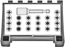 STAHLWILLE 1204/21-1 BITS-Box - 96080121 -Werkstattwerkzeuge Geschäft sw 1204 21 bitset kunststoffbox 00