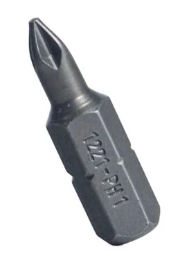 STAHLWILLE 1221 Bit Kreuzschlitz PH1 Antrieb C6,3 (1/4") Sechskant Länge 25mm - 08010001