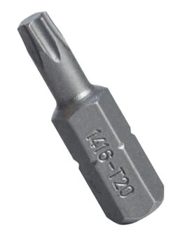 STAHLWILLE 1416 TORX Bit Schraubendrehereinsatz T20 Ohne Bohrung C6,3 (1/4") - 08130020