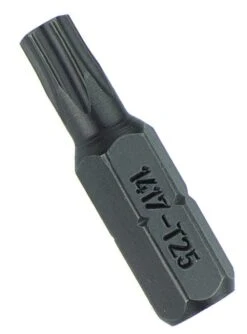 STAHLWILLE 1433 TORX Bit Schraubendrehereinsatz T45 Ohne Bohrung C8 (5/16") - 08140045