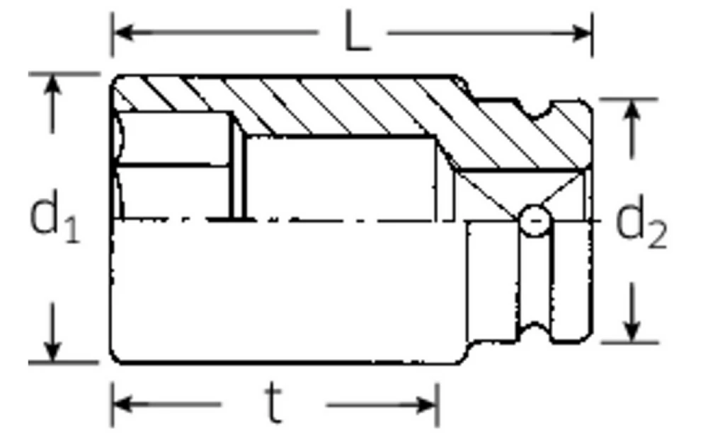 STAHLWILLE 2609 IMPACT Steckschlüsseleinsatz 27mm Antrieb 25mm (1") - 26090027 4 STAHLWILLE 2609 IMPACT Steckschlüsseleinsatz 27mm Antrieb 25mm (1") - 26090027 – Bild 2