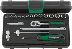 STAHLWILLE 40/13/6 Steckschlüssel Garnitur Antrieb 6,3mm (1/4") 19 Teilig - 96011124