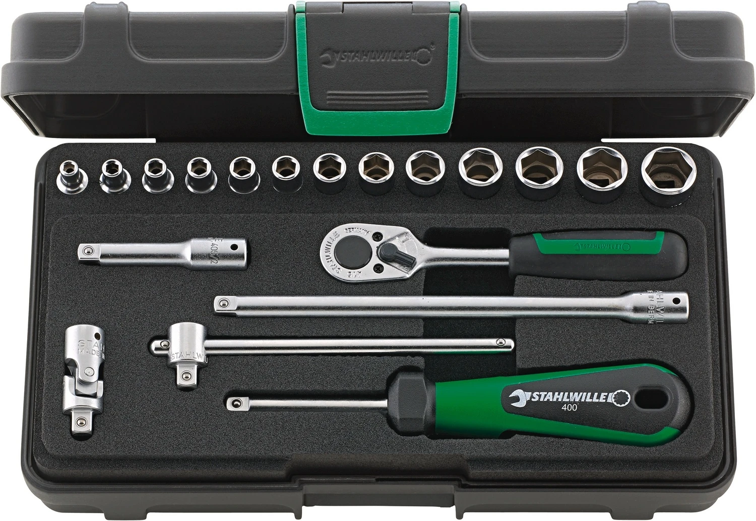 STAHLWILLE 40/13/6 Steckschlüssel Garnitur Antrieb 6,3mm (1/4") 19 Teilig - 96011124 3 STAHLWILLE 40/13/6 Steckschlüssel Garnitur Antrieb 6,3mm (1/4") 19 Teilig - 96011124