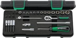 STAHLWILLE 40/23/7 Steckschlüssel Garnitur Anrieb 6,3mm (1/4") 30 Teilig - 96011134