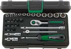 STAHLWILLE 40/24/6QR Steckschlüssel Garnitur Antrieb 6,3mm (1/4") 30 Teilig - 96011182