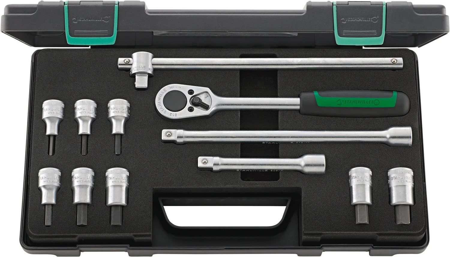 STAHLWILLE 54/8/4 Satz INHEX Steckschlüssel Garnitur Antrieb 12,5mm (1/2") - 96031501 3 STAHLWILLE 54/8/4 Satz INHEX Steckschlüssel Garnitur Antrieb 12,5mm (1/2") - 96031501