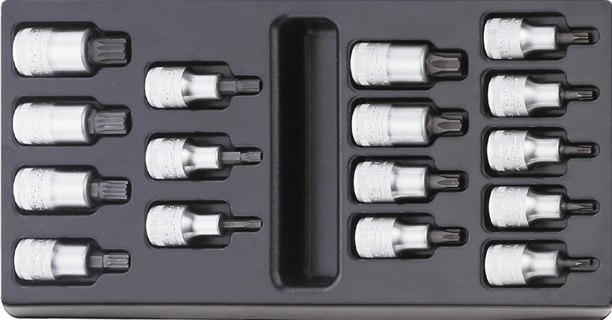 STAHLWILLE ES 54X/54TX Torx Steckschlüsselgarnitur Einlage 16 Teilig Antrieb 12,5mm (1/2") - 96838115 3 STAHLWILLE ES 54X/54TX Torx Steckschlüsselgarnitur Einlage 16 Teilig Antrieb 12,5mm (1/2") - 96838115