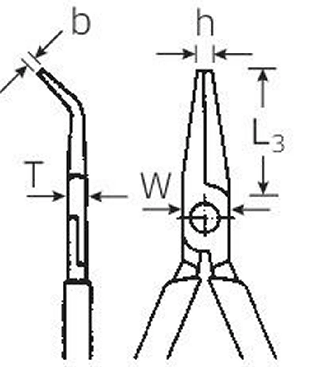 STAHLWILLE 6513 Justierzange Gewinkelt Form C Länge 140mm - 65135135 4 STAHLWILLE 6513 Justierzange Gewinkelt Form C Länge 140mm - 65135135 – Bild 2