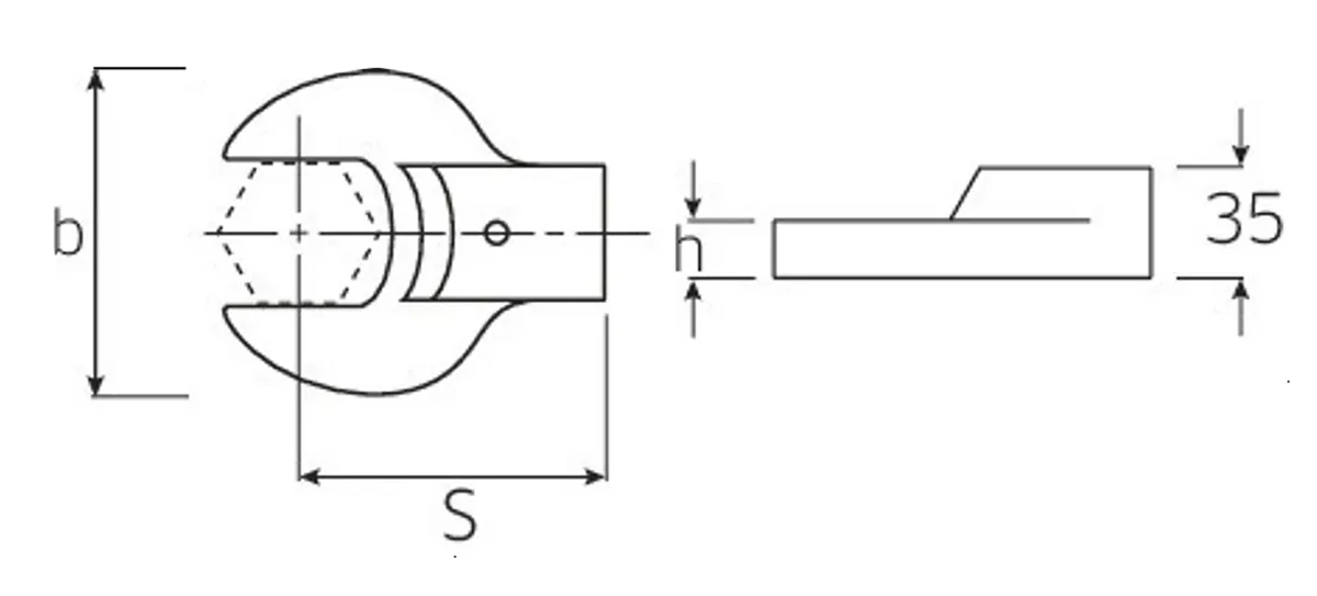 STAHLWILLE 731/80 Schlüsselweite 55mm Maul Aufsteckwerkzeug 24,5x28mm - 58218055 4 STAHLWILLE 731/80 Schlüsselweite 55mm Maul Aufsteckwerkzeug 24,5x28mm - 58218055 – Bild 2