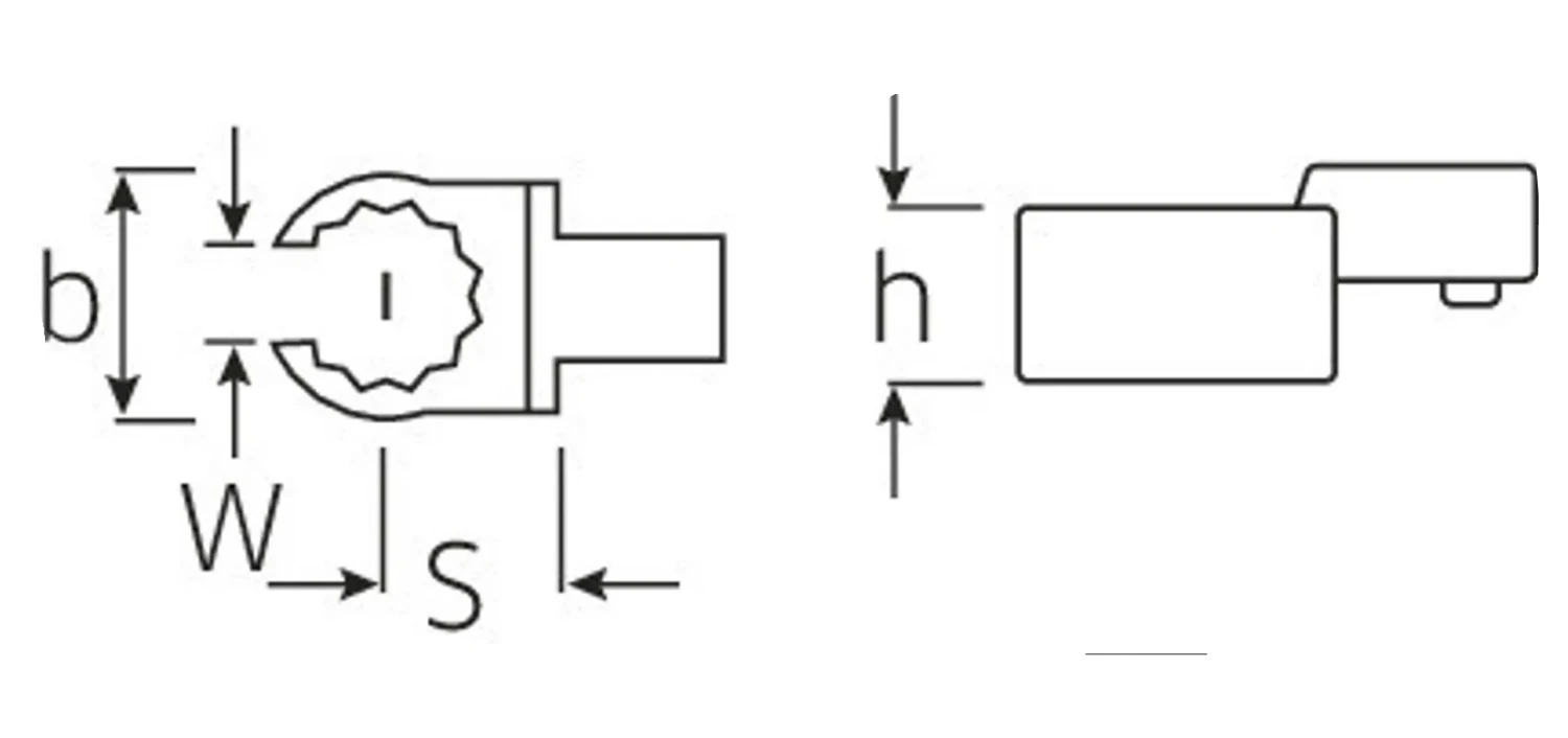 STAHLWILLE 733/10 Schlüsselweite 14mm Open Ring Einsteckwerkzeug 9x12mm - 58231014 4 STAHLWILLE 733/10 Schlüsselweite 14mm Open Ring Einsteckwerkzeug 9x12mm - 58231014 – Bild 2