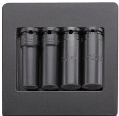 STAHLWILLE ES 2309/4 IMPACT Steckschlüsseleinsätze Antrieb 12,5mm(1/2") - 96838162